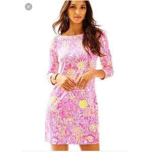 Lilly Pulitzer Sophie Dress Size M UPF 50+ Pink‎ Pout More Kinis in the Keys Sun